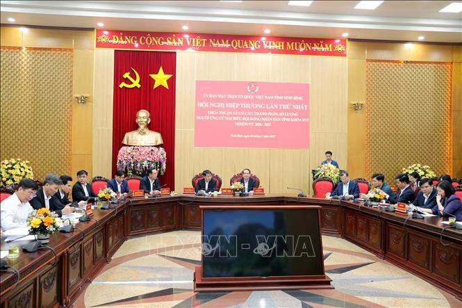 Ninh Bình thống nhất giới thiệu 38 người ứng cử đại biểu Quốc hội