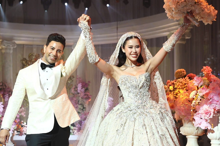 Váy cưới trăm triệu đồng của fashionista Tiên Nguyễn