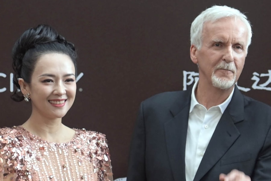 Chương Tử Di gặp gỡ James Cameron