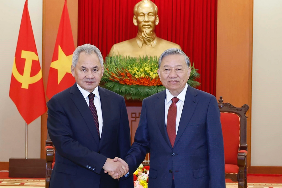 Tổng Bí thư Tô Lâm tiếp Thư ký Hội đồng An ninh Nga