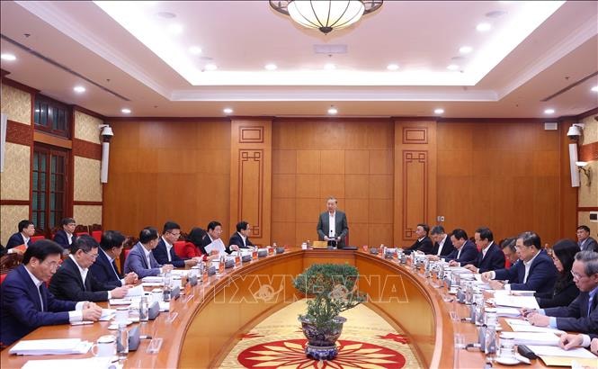 Tổng Bí thư chủ trì buổi làm việc với Thường trực các Tiểu ban Đại hội XIV của Đảng