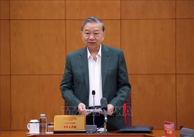 Tổng Bí thư Tô Lâm: Chuẩn bị thật tốt các điều kiện để tổ chức thành công Đại hội XIV của Đảng