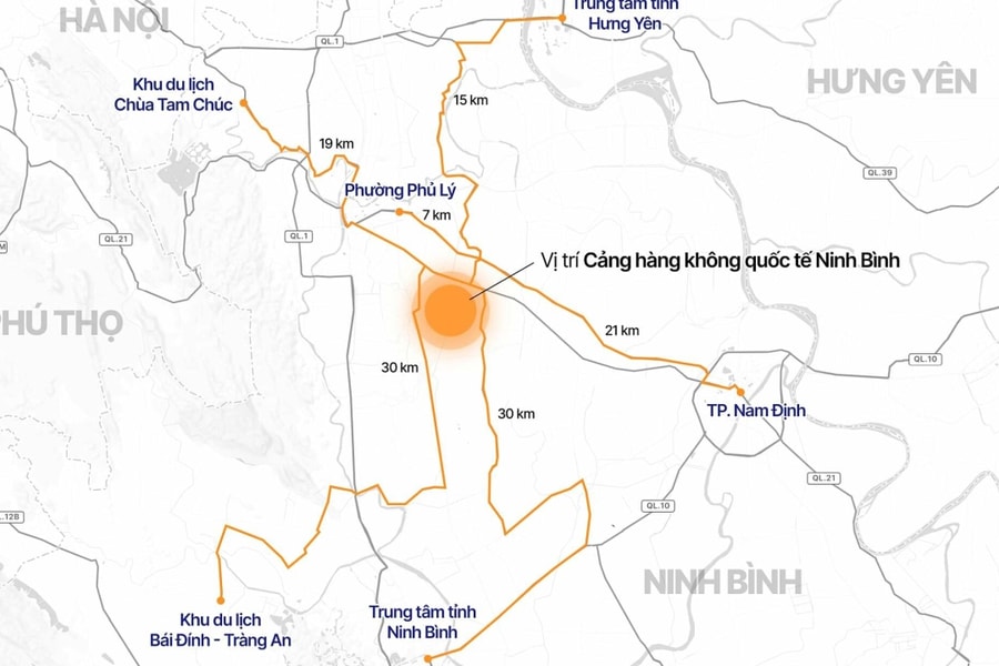 Đề xuất quy hoạch sân bay Ninh Bình