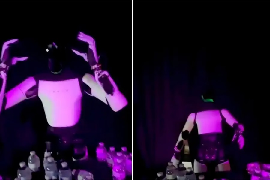 Tư thế ngã của robot hình người Tesla gây nghi ngờ