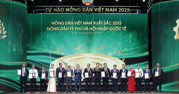 Tôn vinh 63 nông dân xuất sắc, có người đạt doanh thu 150 tỉ đồng/năm