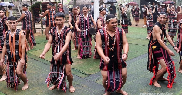 Sức mạnh nam nhi trong nghi lễ kết nghĩa của người Cơ Tu