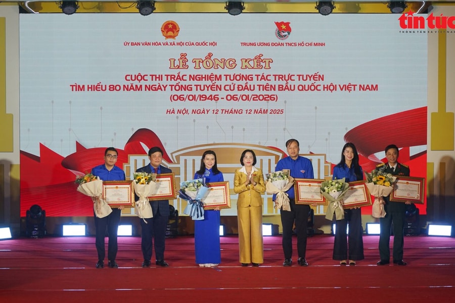 Tổng kết cuộc thi tìm hiểu 80 năm Ngày Tổng tuyển cử đầu tiên bầu Quốc hội Việt Nam