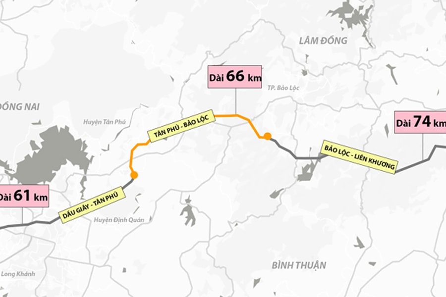 Cao tốc rút ngắn đường TP HCM - Đà Lạt dự kiến về đích năm 2027