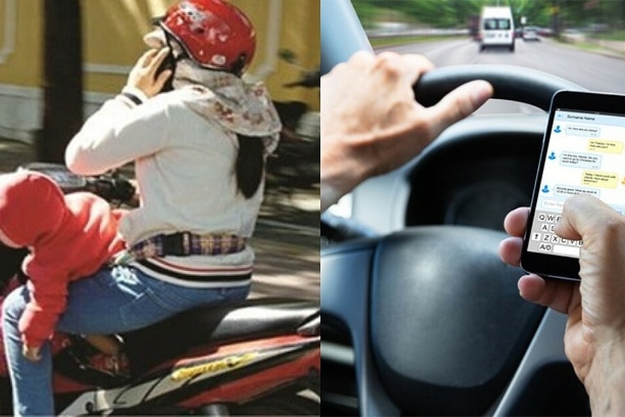 'Sử dụng điện thoại khi lái xe trở thành vấn nạn'