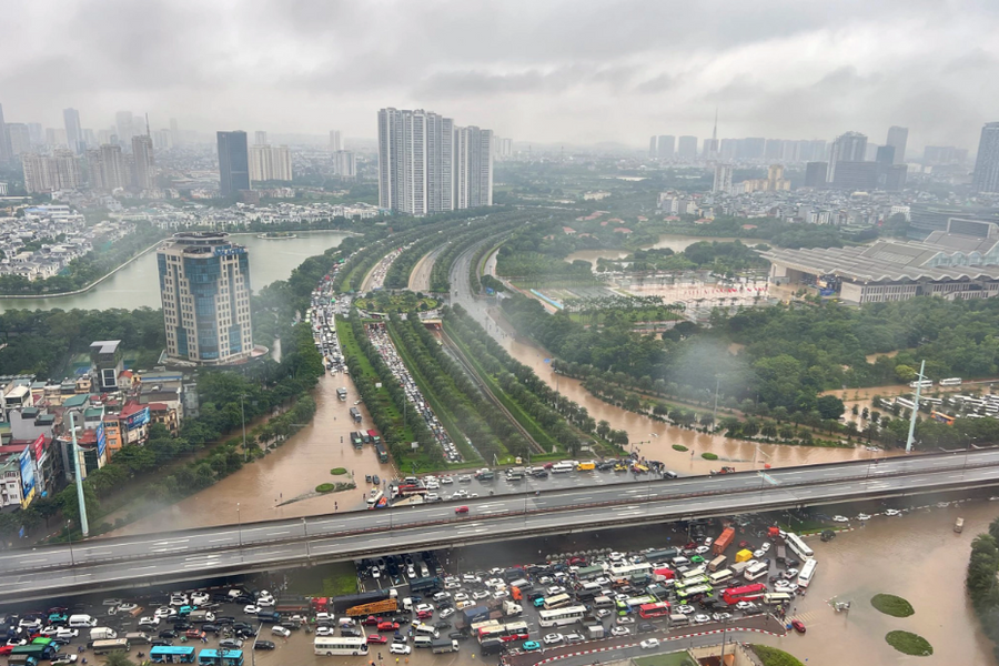 Hà Nội chi gần 5.600 tỷ đồng làm công trình khẩn cấp chống úng ngập