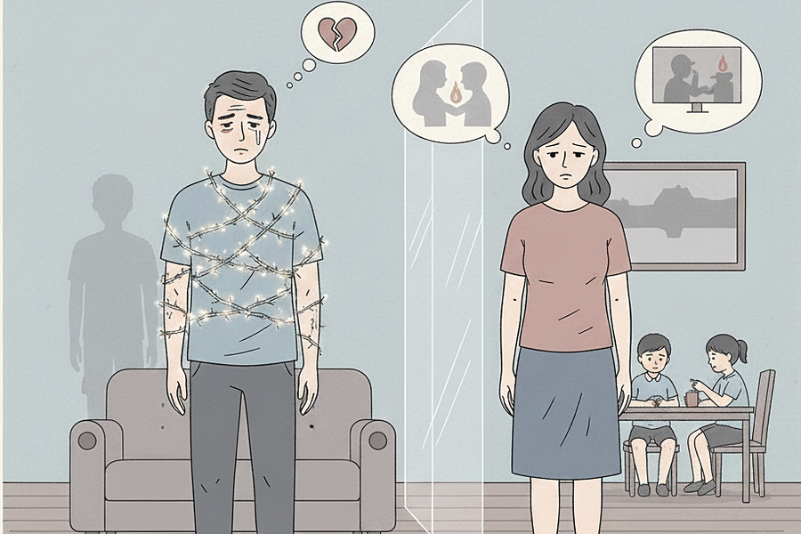 Mệt mỏi vì vợ hay bóng gió chuyện tôi từng ngoại tình