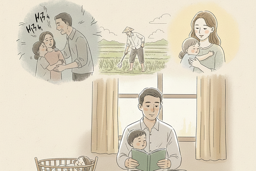 Từ ngày có con, tôi nhẹ lòng hơn khi nghĩ tới người cha không tuyệt vời