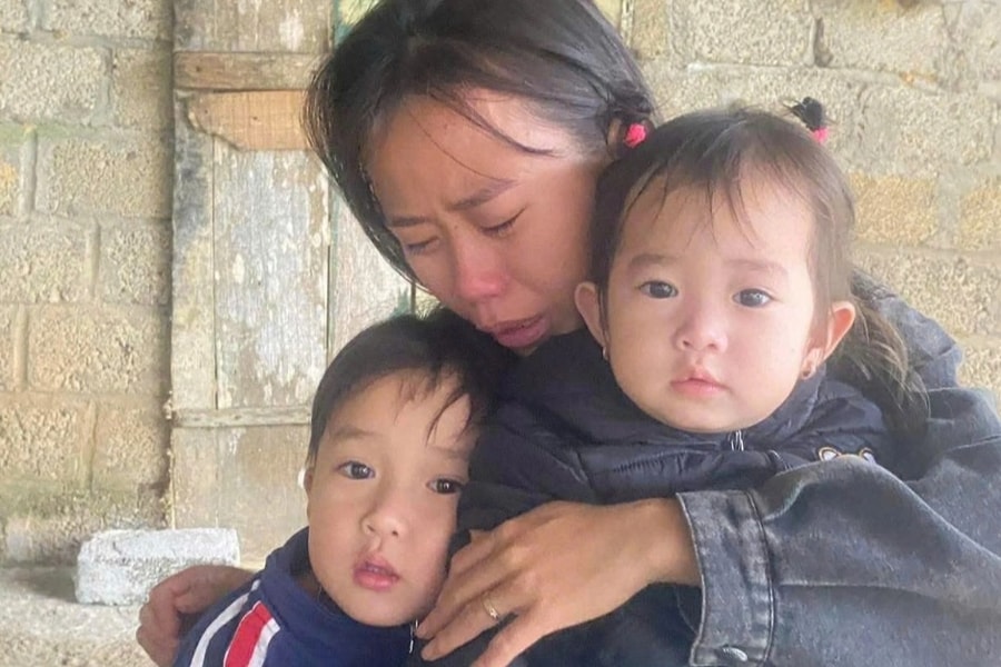 Chồng trẻ mất tích ở nước ngoài, vợ ôm 2 con thơ ngóng tin