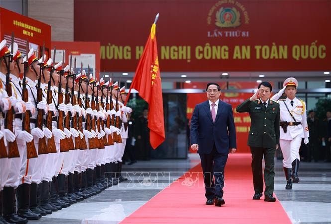 Thủ tướng Phạm Minh Chính: Công an nhân dân phải là chỗ dựa vững chắc của nhân dân