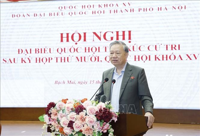 Tổng Bí thư Tô Lâm: Hà Nội tập trung vào 5 ưu tiên trong những định hướng lớn