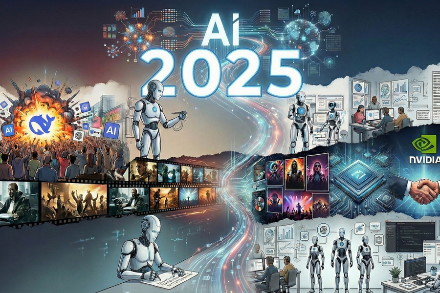 AI 2025 - từ cơn sốt DeepSeeek đến những cú bắt tay tỷ USD
