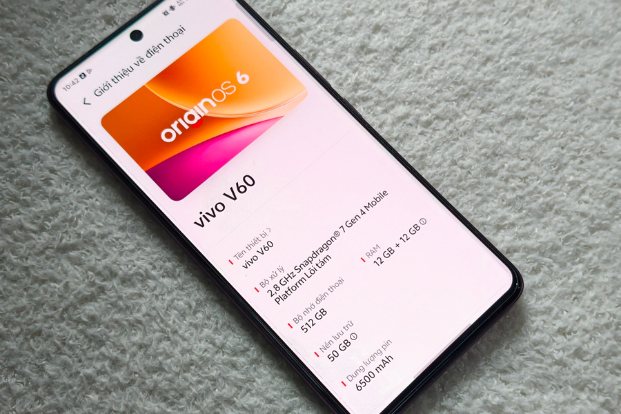 Điểm nhấn của OriginOS 6 trên Vivo V60 5G