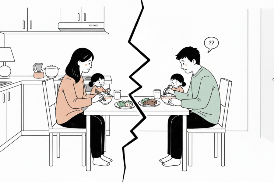 Khó xử khi vẫn phải sống chung với chồng cũ