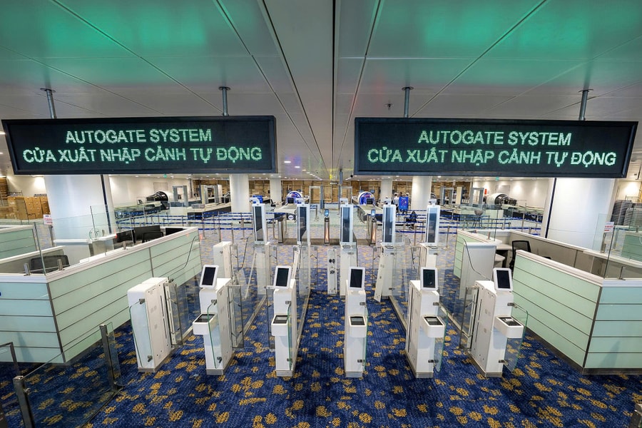 Nhà ga T2 Nội Bài áp dụng nhận diện khuôn mặt, qua an ninh trong 1-3 giây