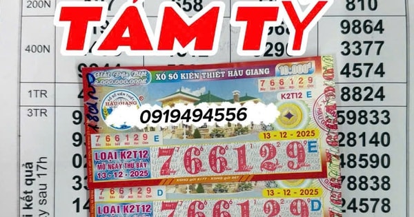 Xổ số miền Nam: Thêm người trúng độc đắc tại Vĩnh Long vào tối 15-12