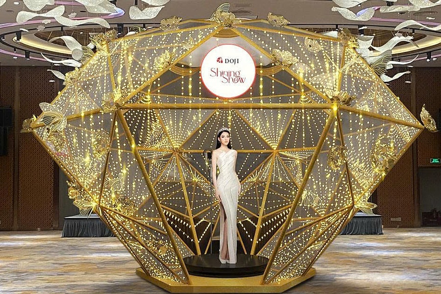 DOJI Hải Phòng triển lãm trang sức trong không gian 1.000 m2