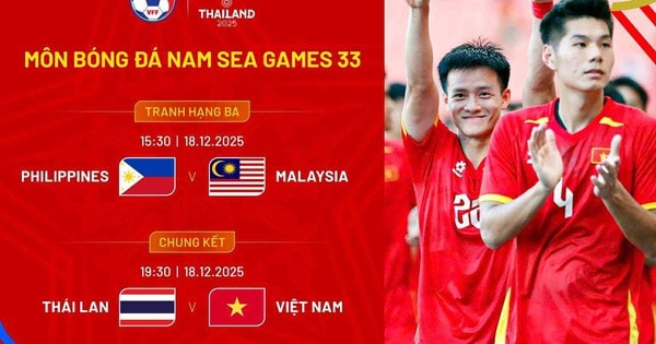 Lịch thi đấu chung kết bóng đá nam SEA Games 33 mới nhất: U22 Việt Nam đấu U22 Thái Lan