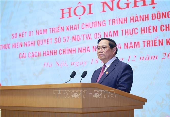 Hội nghị sơ kết Chương trình hành động của Chính phủ thực hiện Nghị quyết số 57
