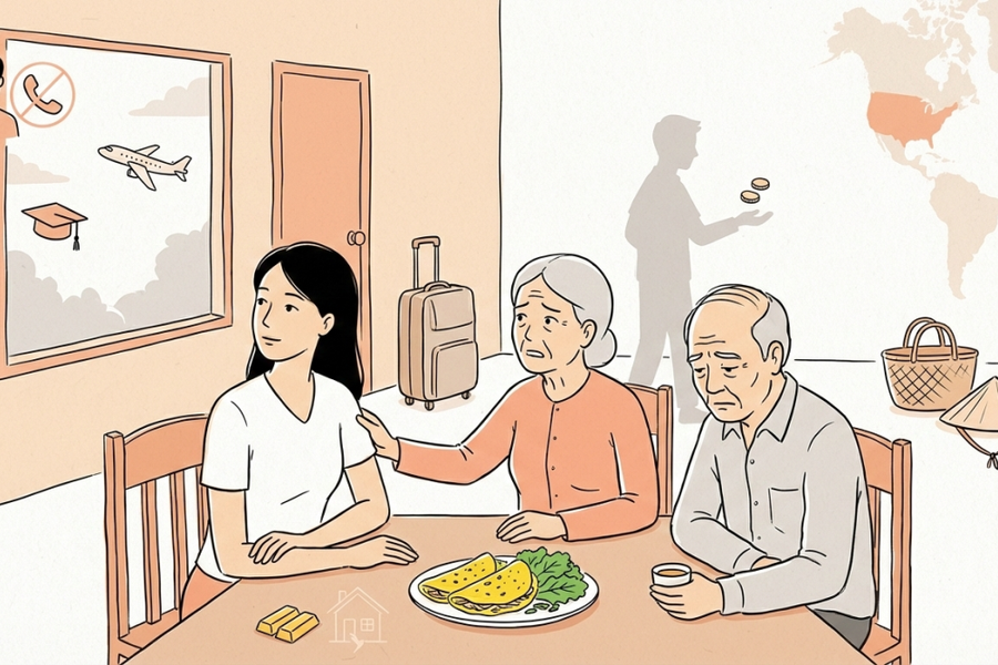 Có nên đồng ý cho con gái đi du học mà không cần lấy chồng