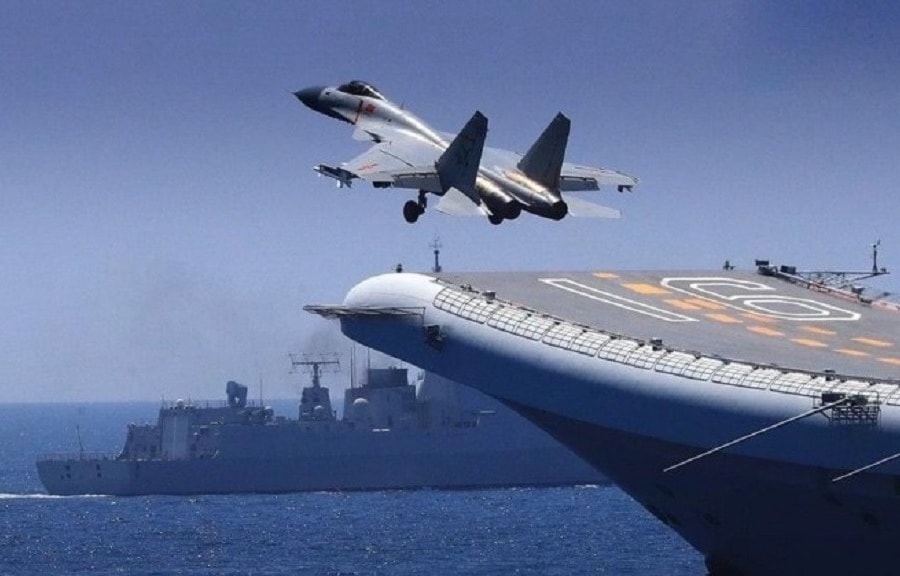 Nhóm tàu sân bay Liêu Ninh 'thách thức' phi đội chiến đấu cơ Nhật Bản