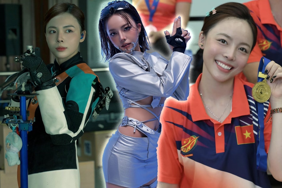 Sắc vóc 'hoa khôi bắn súng' mang hàm Thượng uý vừa phá kỷ lục ở SEA Games 33