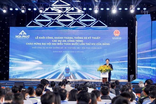 Khởi công Dự án Nhà máy sản xuất ray đường sắt và thép đặc biệt