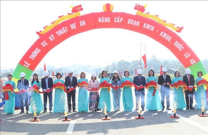 Thông xe kỹ thuật dự án nâng cấp Km18–Km80, Quốc lộ 4B qua Lạng Sơn