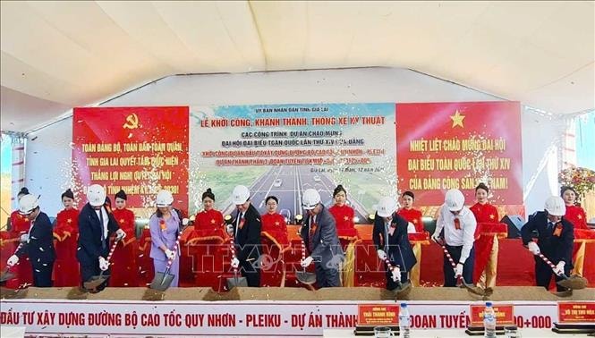 Dự án đầu tư xây dựng đường bộ cao tốc Quy Nhơn - Pleiku: Động lực phát triển mới