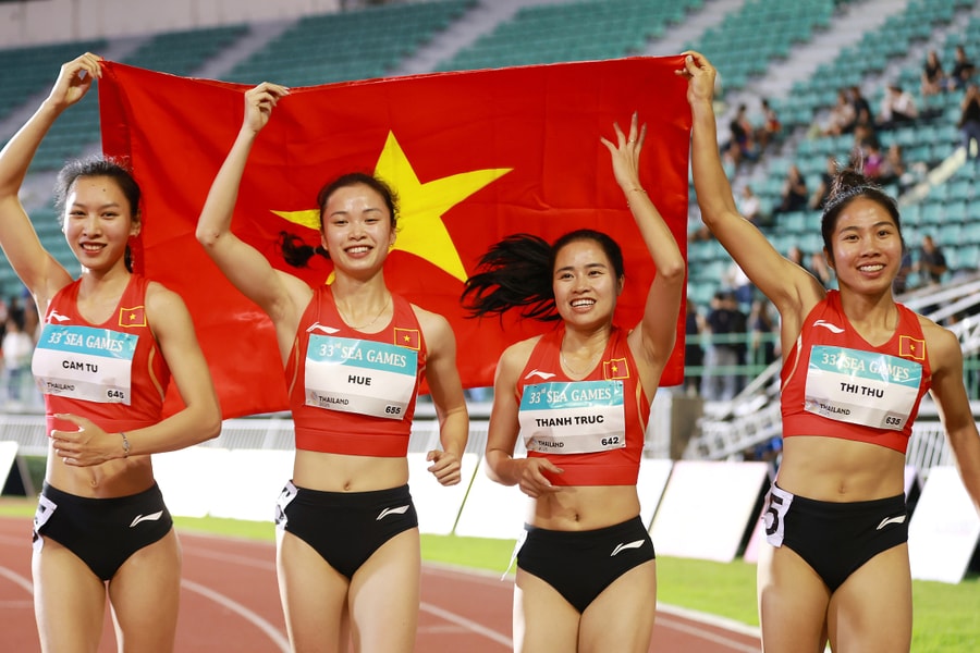 Chốt bảng tổng sắp huy chương SEA Games 33
