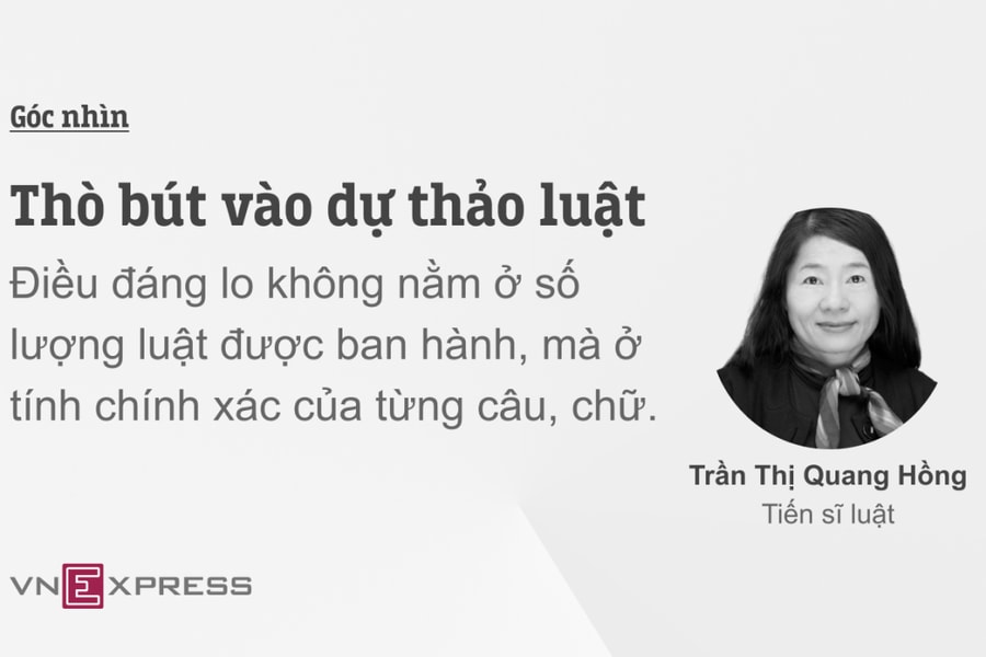 Thò bút vào dự thảo luật