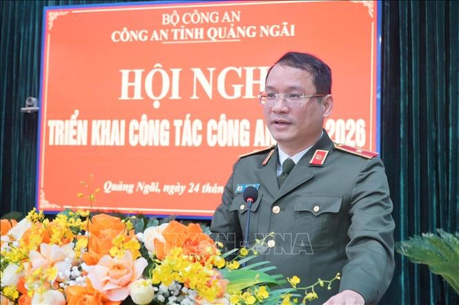 Giám đốc Công an tỉnh Quảng Ngãi được thăng hàm Thiếu tướng