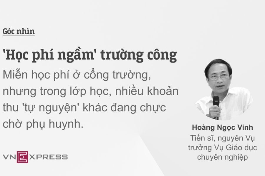 'Học phí ngầm' trường công