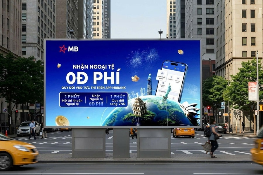 MB ưu đãi '0 đồng' phí nhận ngoại tệ dịp Tết