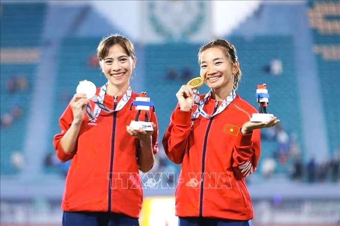 Tuyên dương và khen thưởng Đội tuyển Điền kinh Quốc gia