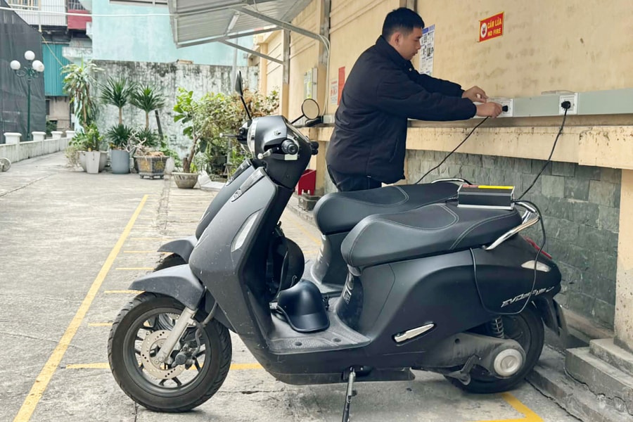 Lời giải cho những chung cư cấm sạc xe điện