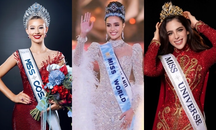 9 cô gái đoạt vương miện sắc đẹp quốc tế 2025