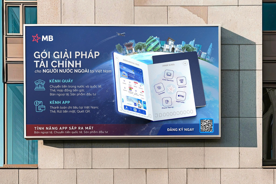 MB cung cấp gói giải pháp tài chính cho người nước ngoài tại Việt Nam