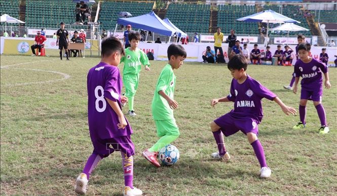 Khai mạc Giải bóng đá VJSS nhi đồng thành phố Cần Thơ năm 2025