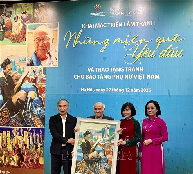 Hành trình hơn bốn thập kỷ giữ hồn quê Việt bằng hội họa