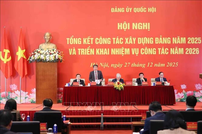 Đảng bộ Quốc hội đoàn kết, chủ động, nỗ lực hoàn thành xuất sắc nhiệm vụ