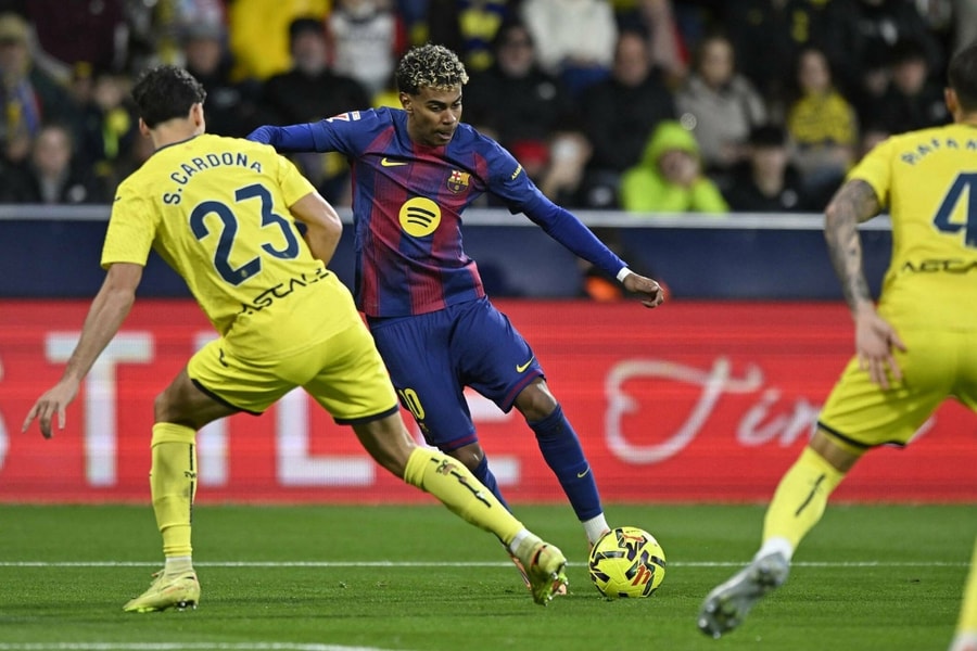 Yamal rê bóng nhiều nhất năm 2025