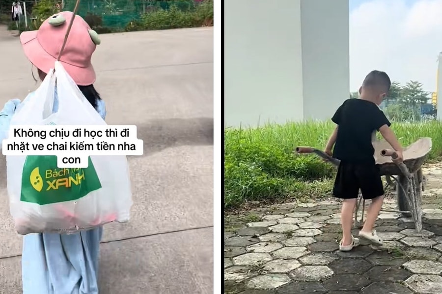 Bi hài chuyện phạt con lười học bằng 'khổ nhục kế'