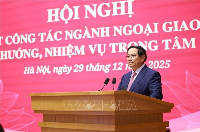 Thủ tướng Phạm Minh Chính: Phải đẩy mạnh triển khai chiến lược đối ngoại toàn diện ở tầm cao mới