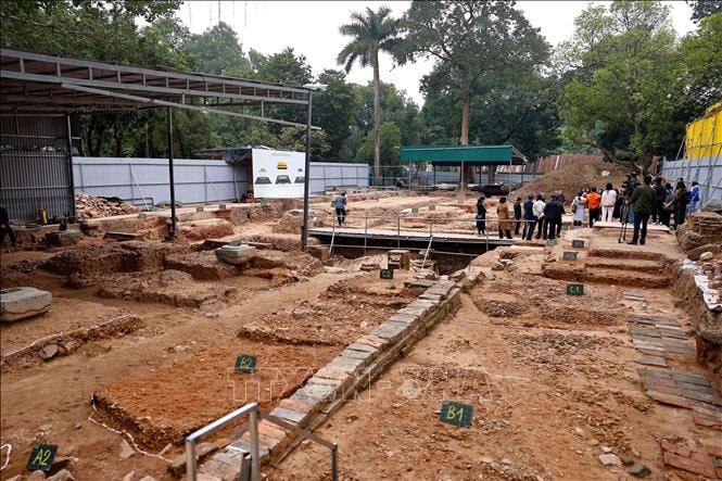 Công bố kết quả khảo cổ khu vực nền điện Kính Thiên năm 2025