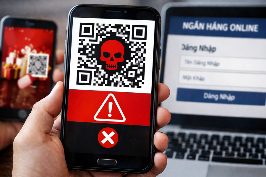 Quishing - chiêu lừa đảo qua mã QR tăng trở lại